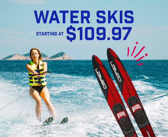 Waterskis starting at $109.97