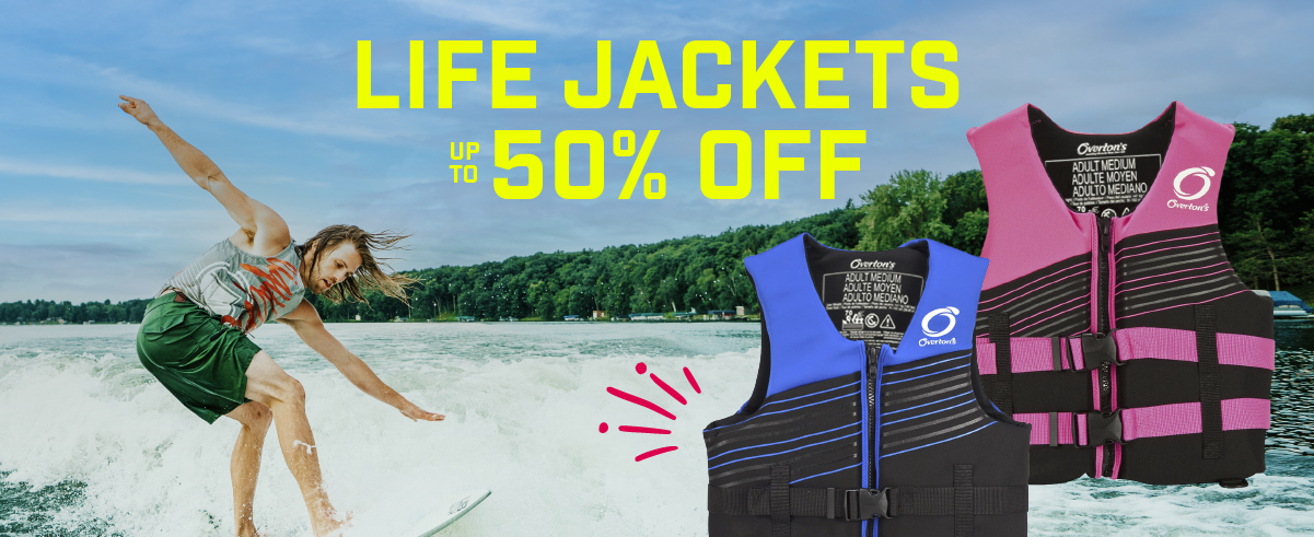 Life Jackets up to 50% off