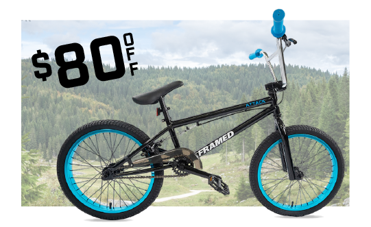 Framed Attack LTD 20in BMX Bike Framed Attack LTD 20in BMX Bike