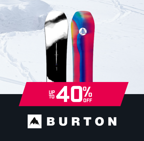 up to 40% off Burton 
