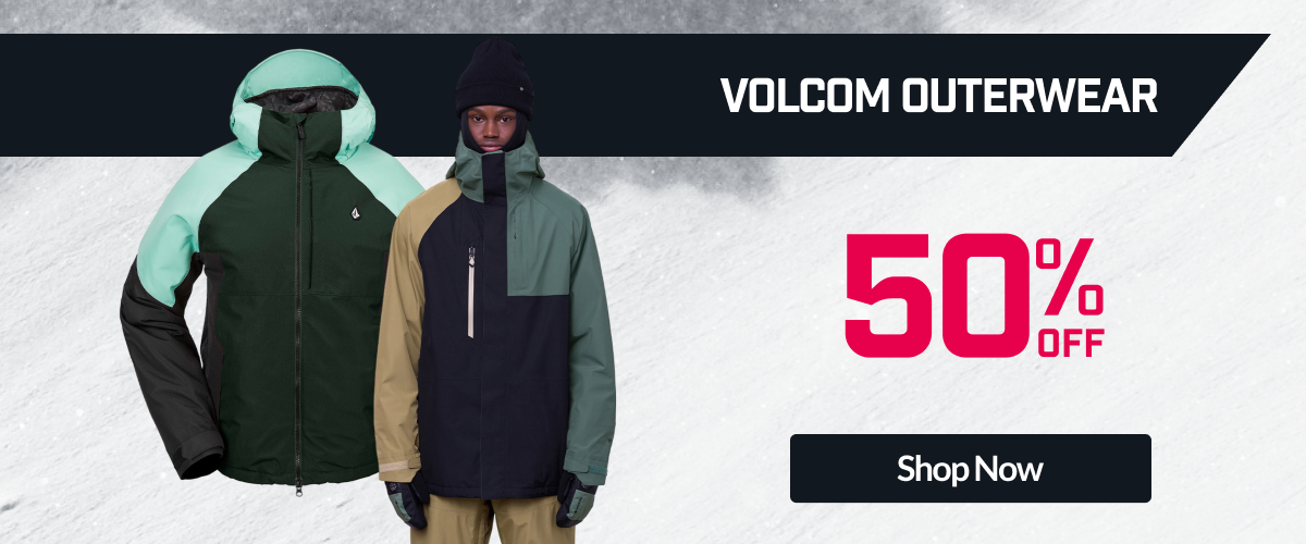 50% off Volcom Outerwear