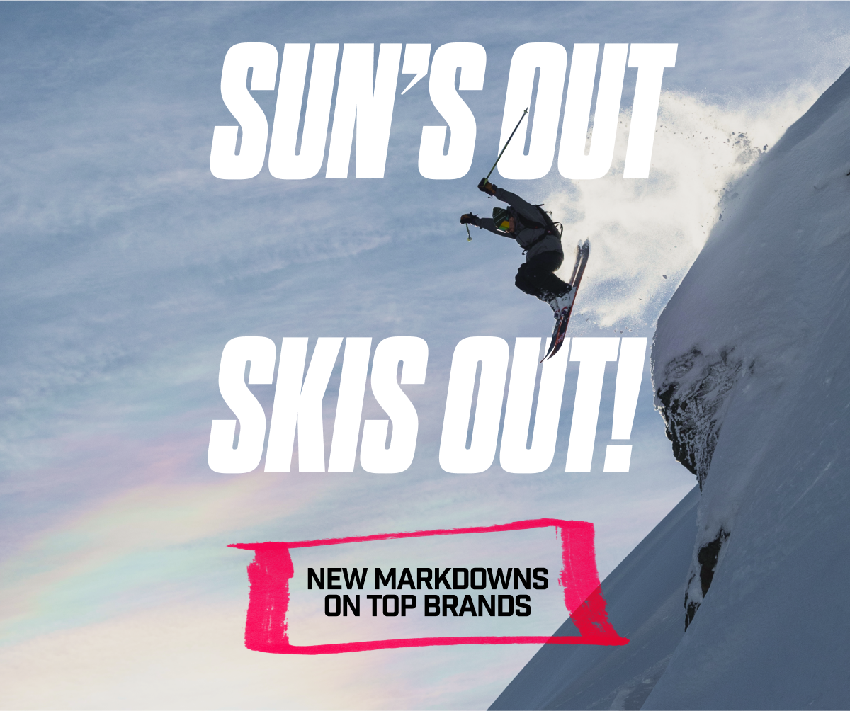 Sun's Out Skis Out! I New Markdowns on Top Brands