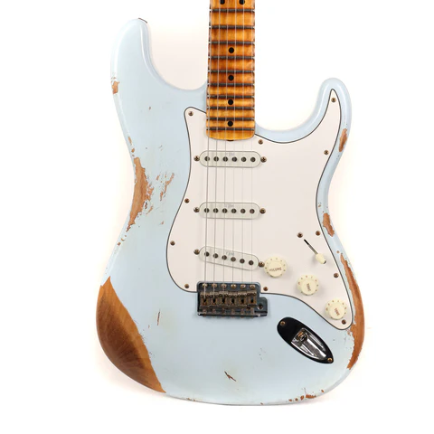 Fender Custom Shop Yngwie Malmsteen Signature Stratocaster Neo Relic Sonic Blue Music Zoo Exclusive