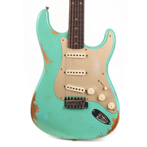 Fender Custom Shop 1959 Stratocaster Heavy Relic Aged Seafoam Green