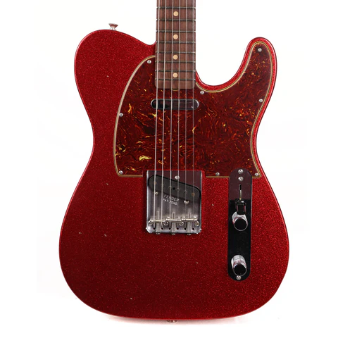 Fender Custom Shop 1963 Telecaster Red Sparkle with Matching Headstock