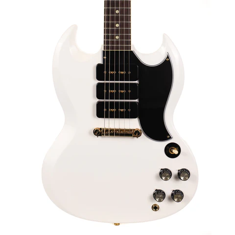 Gibson Custom Shop 1963 SG Lightning Bar Alpine White 3 P90