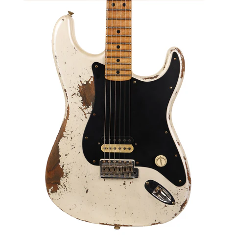 Fender Custom Shop 1969 Stratocaster Heavy Relic Frost White Masterbuilt Jason Smith