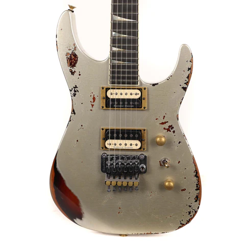 Jackson Custom Shop Limited Soloist Inca Silver over Sunburst Tour Relic