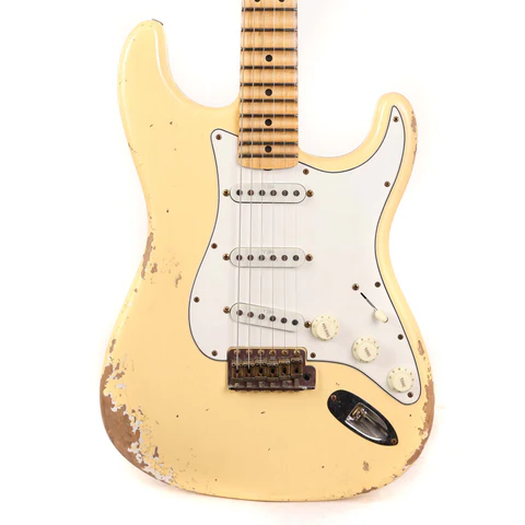 Fender Custom Shop Yngwie Malmsteen Signature Stratocaster Neo Relic Vintage White Music Zoo Exclusive