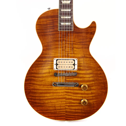 Gibson Custom Shop 1958 Les Paul Chambered Torrefied Top Made 2 Measure Lemon Burst