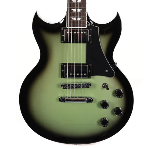 Woodrite Warlord Standard Guitar Aged Silverburst