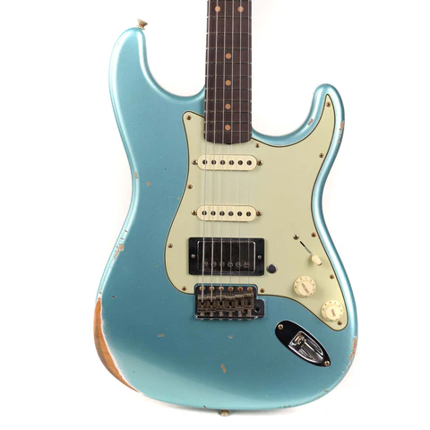 Fender Custom Shop Limited Edition 1959 Stratocaster HSS Relic Daphne Blue Metallic