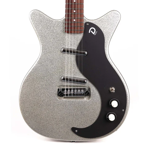 Danelectro ’59M NOS+ Metalflake Guitar Silver