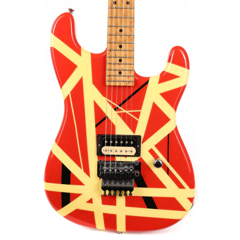 Wayne Rock Legend Guitar Red, White and Black Stripes 2000