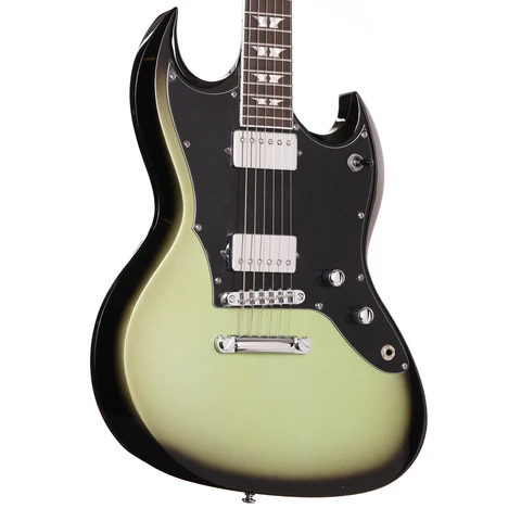 Woodrite Guitars Switchblade HT Guitar Aged Silverburst