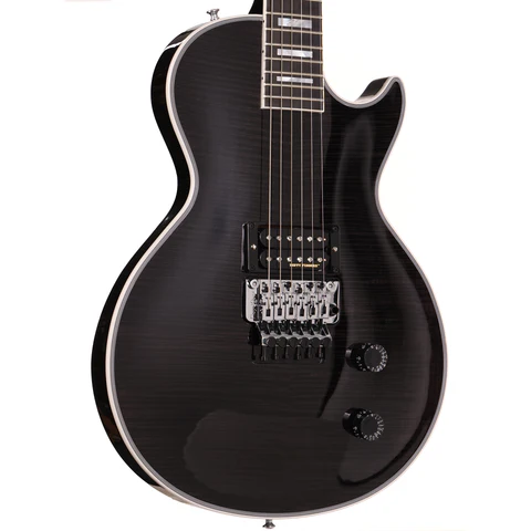 Gibson Custom Shop Les Paul Axcess Custom Made 2 Measure Trans Black Torrified Maple Top