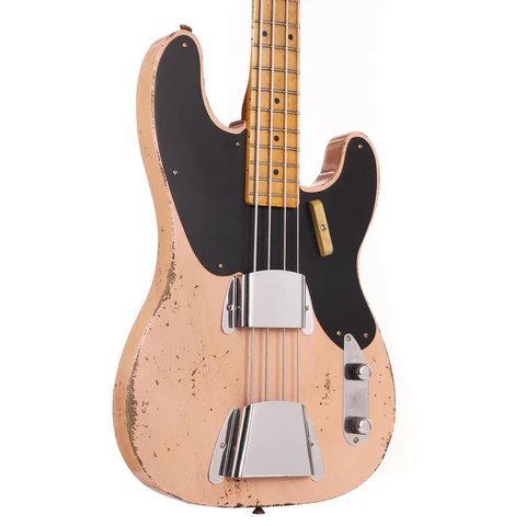 Fender Custom Shop 70th Anniversary 1951 Precision Bass Masterbuilt Andy Hicks Faded Aged Shell Pink