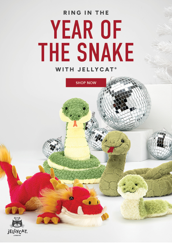 Ring in the Year of the Snake with Jellycat shop now