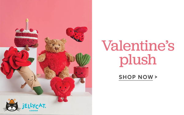 Valentine's plush shop now