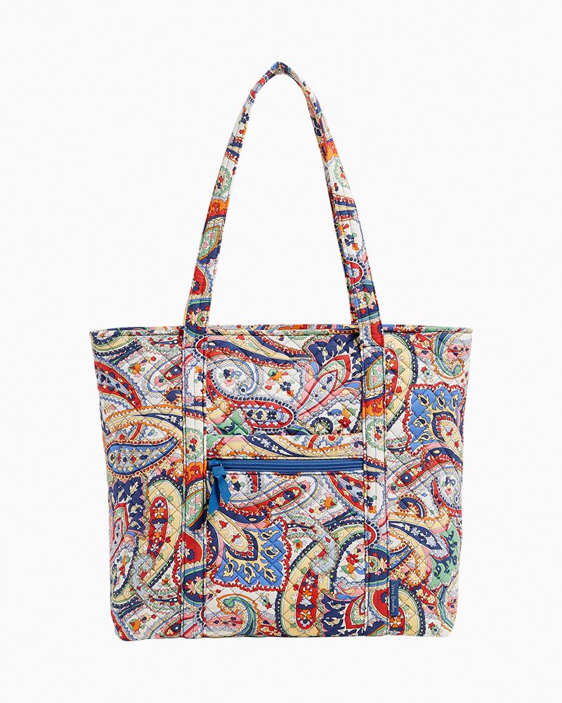 Vera Tote Bag in Harbor Paisley