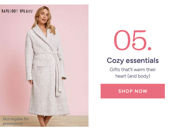 05. Cozy essentials Gifts that'll warm their heart (and body) shop now