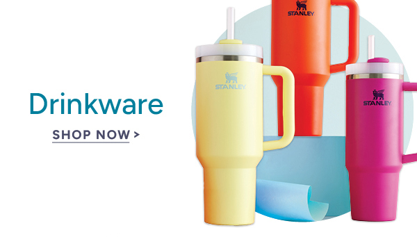 Drinkware shop now
