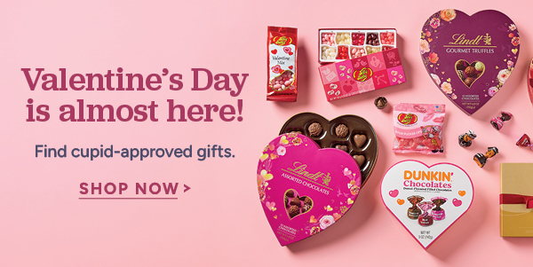 Valentine's Day is almost here! Find cupid-approved gifts. Shop now