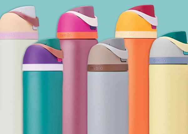 Owala This just in New colors: Rock On, Lemon Limeade, Coastal Mist, Sunny Daze, Crown Jewel, 80's Ski Slopes, Citrus Crush, Calm Waters, Down to Earth