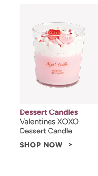 Dessert Candles Valentines XOXO Hearts Dessert Candle shop now