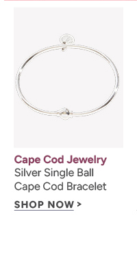 Cape Cod Jewelry Silver Single Ball Cape Cod Bracelet shop now