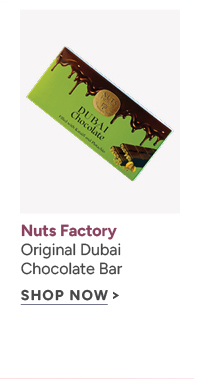 Nuts Factory Original Dubai Chocolate Bar shop now
