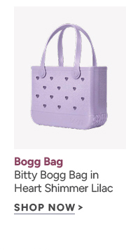 Bogg Bag Bitty Bogg Bag in Heart Shimmer Lilac shop now