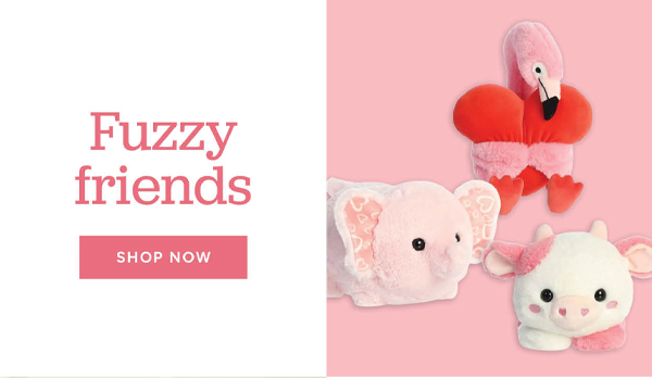 Fuzzy friends shop now