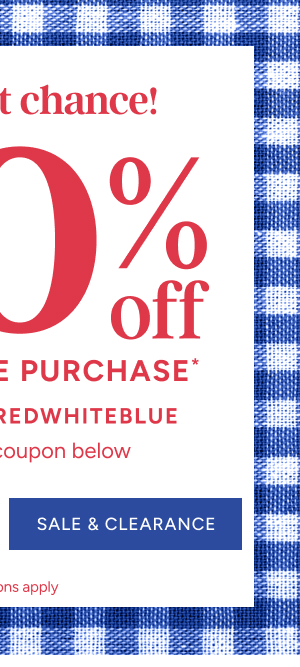 in-store & online 20% off | online code: TPSREDWHITEBLUE