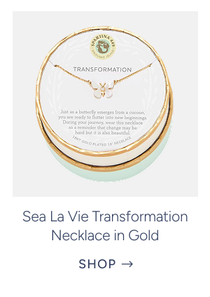 sea la vie transformation necklace in gold