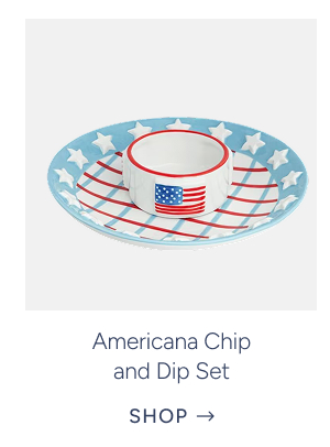 Americana Chip and Dip Set