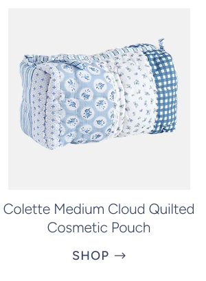 Colette Medium Cloud Quilted Cosmetic Pouch