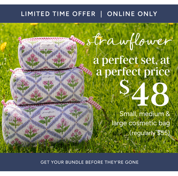 Strawflower | A Perfect Set, at a Perfect Price | $48