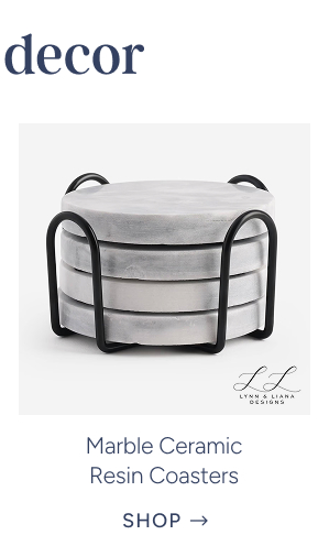 Marble Ceramic Resin Coasters