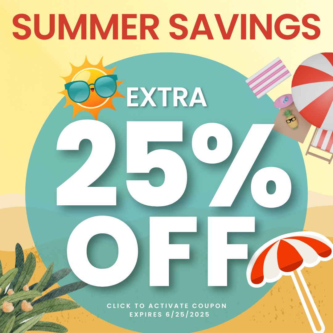 Summer Savings 25% off use link below to activate. Expires 6/25/2025