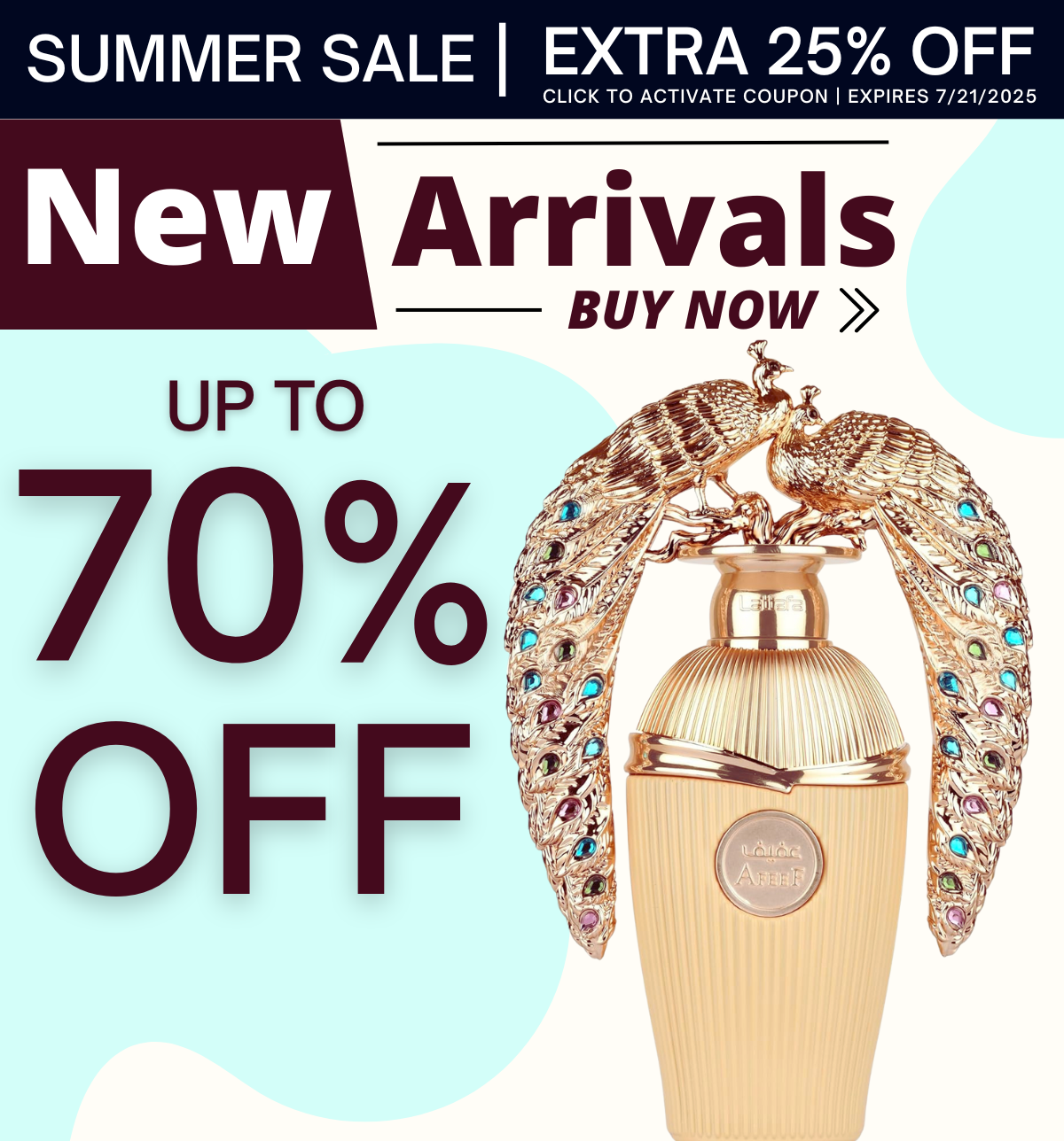 New Arrivals 25% off use link below to activate. Expires 7/21/2025