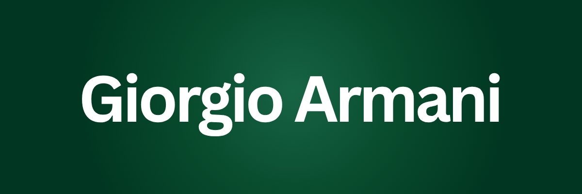 Giorgio Armani