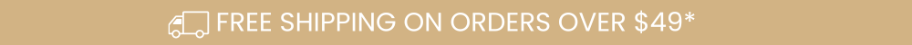 Free shipping on orders over $49