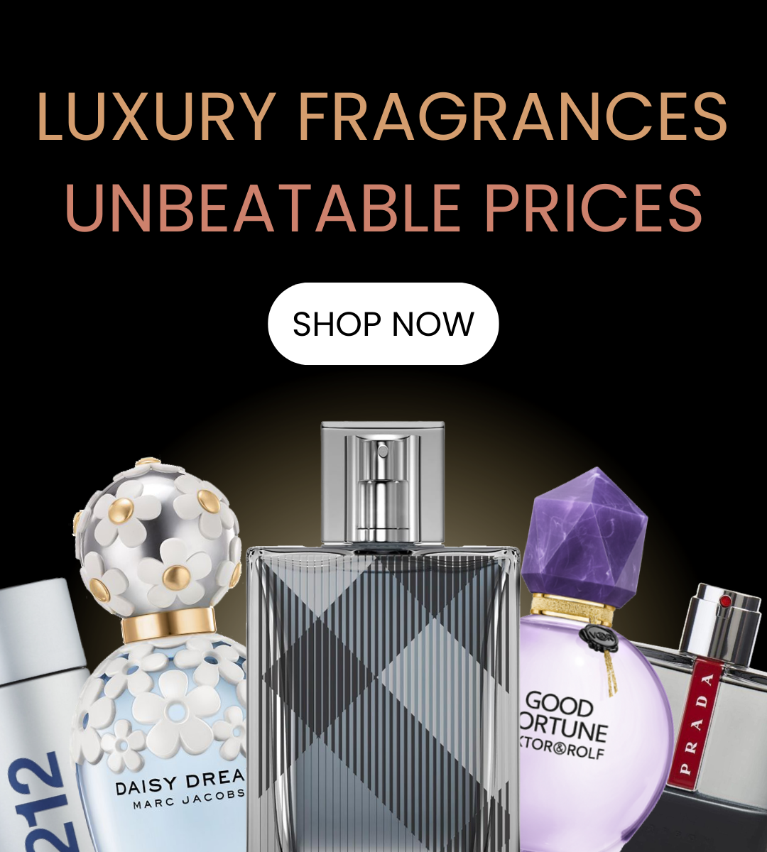 Luxury fragrances, Unbeatable prices!