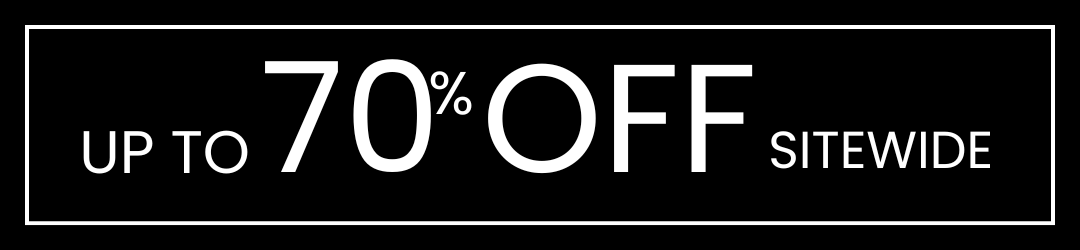 Up to 70% off sitewide