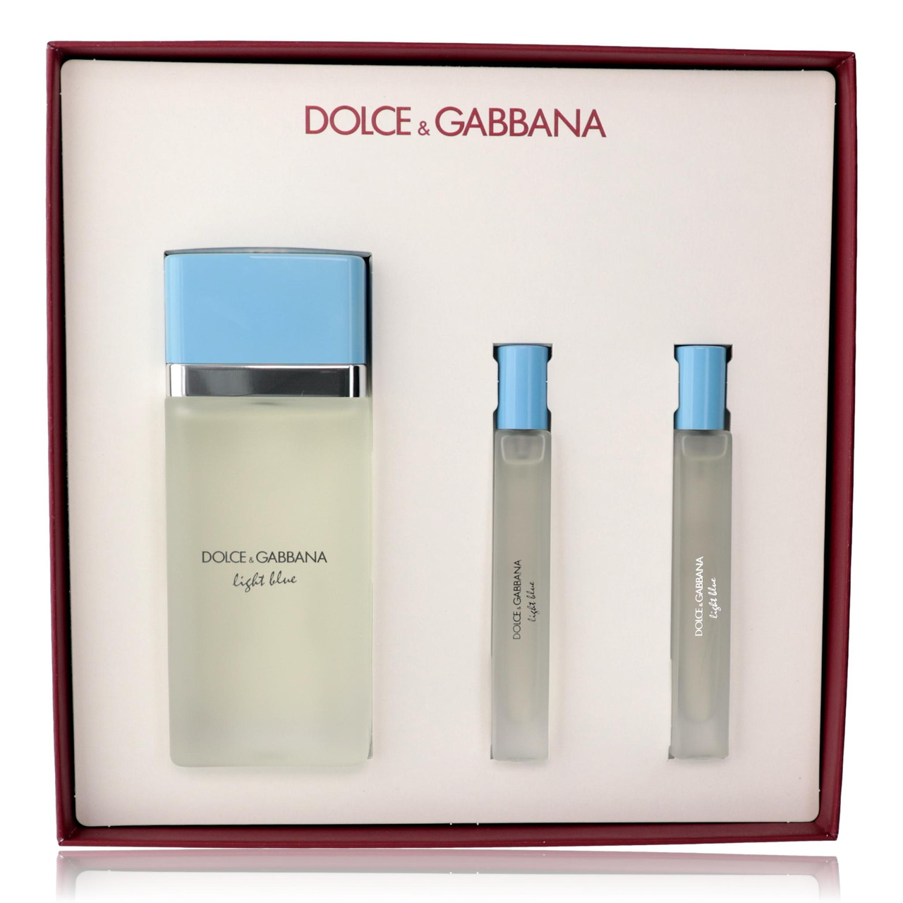 Image of Light Blue by Dolce & Gabbana, 3 Piece Set for Women 