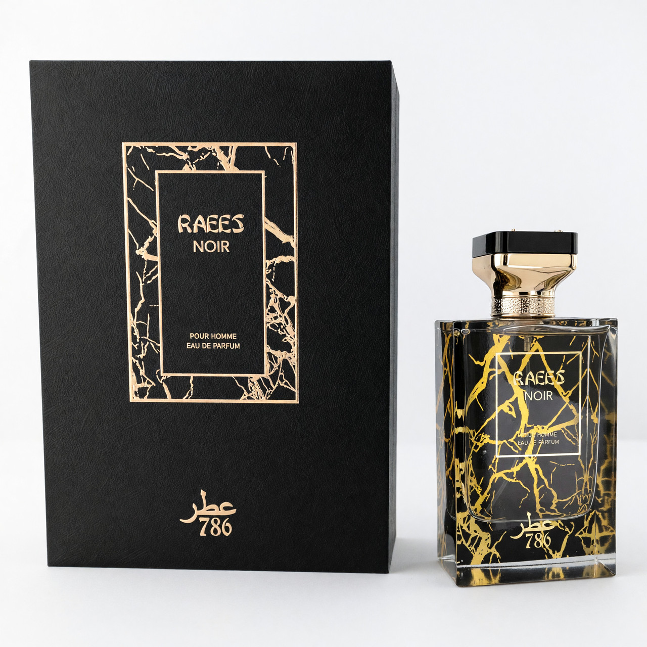 Image of Raees Noir by Jo Milano, 3.4 oz Eau de Parfum Spray for Men 