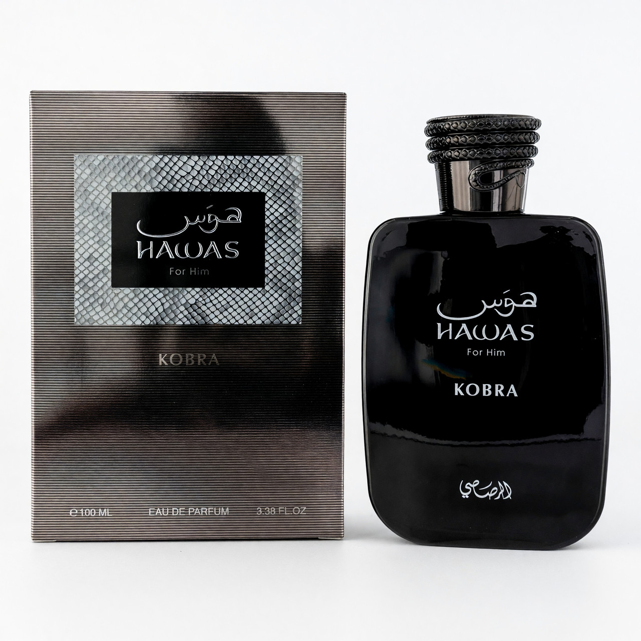 Image of Hawas Kobra by Rasasi, 3.4 oz Eau De Parfum Spray for Men