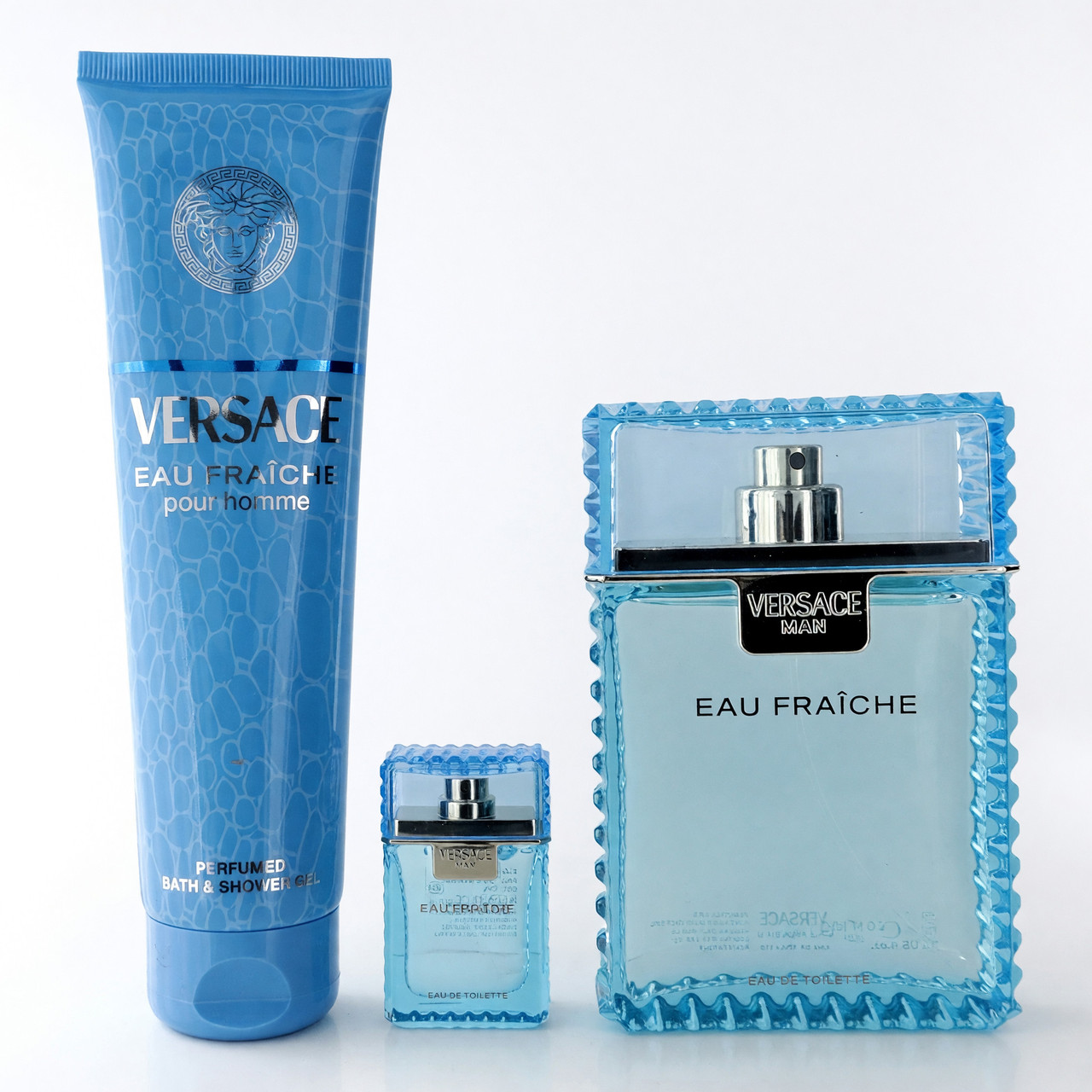 Image of Versace Eau Fraiche by Versace, 3 Piece Set with 3.4 oz for Men