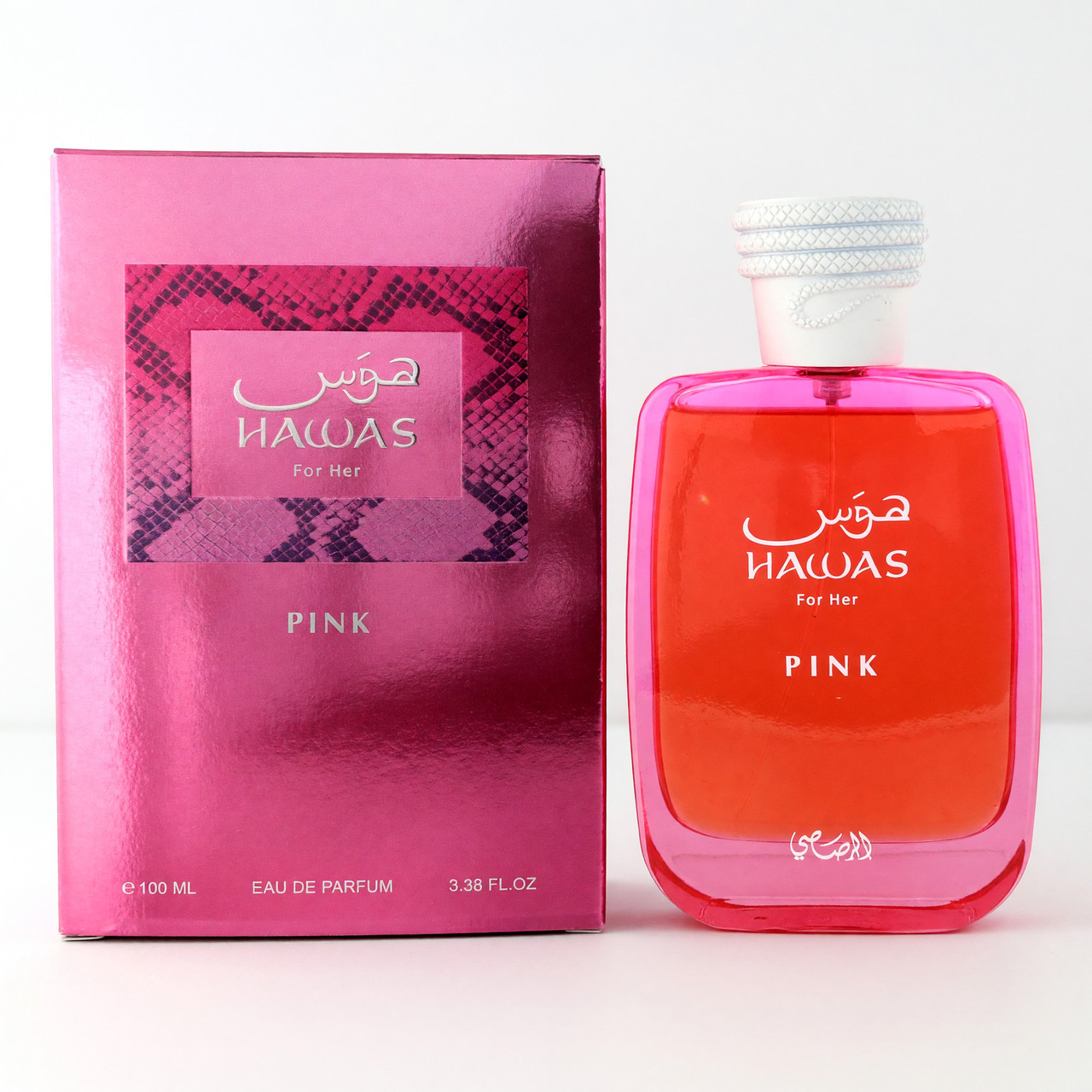 Image of Hawas Pink by Rasasi, 3.38 oz Eau De Parfum Spray for Women
